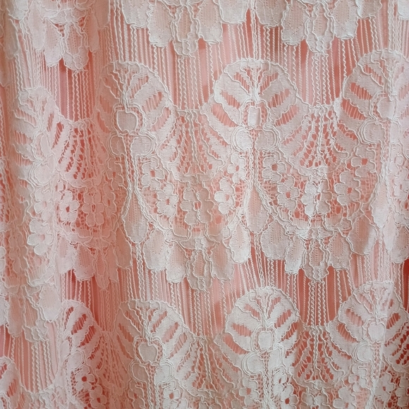 Marc Bouwer Pink Lace Bomber Jacket - Picture 3 of 7